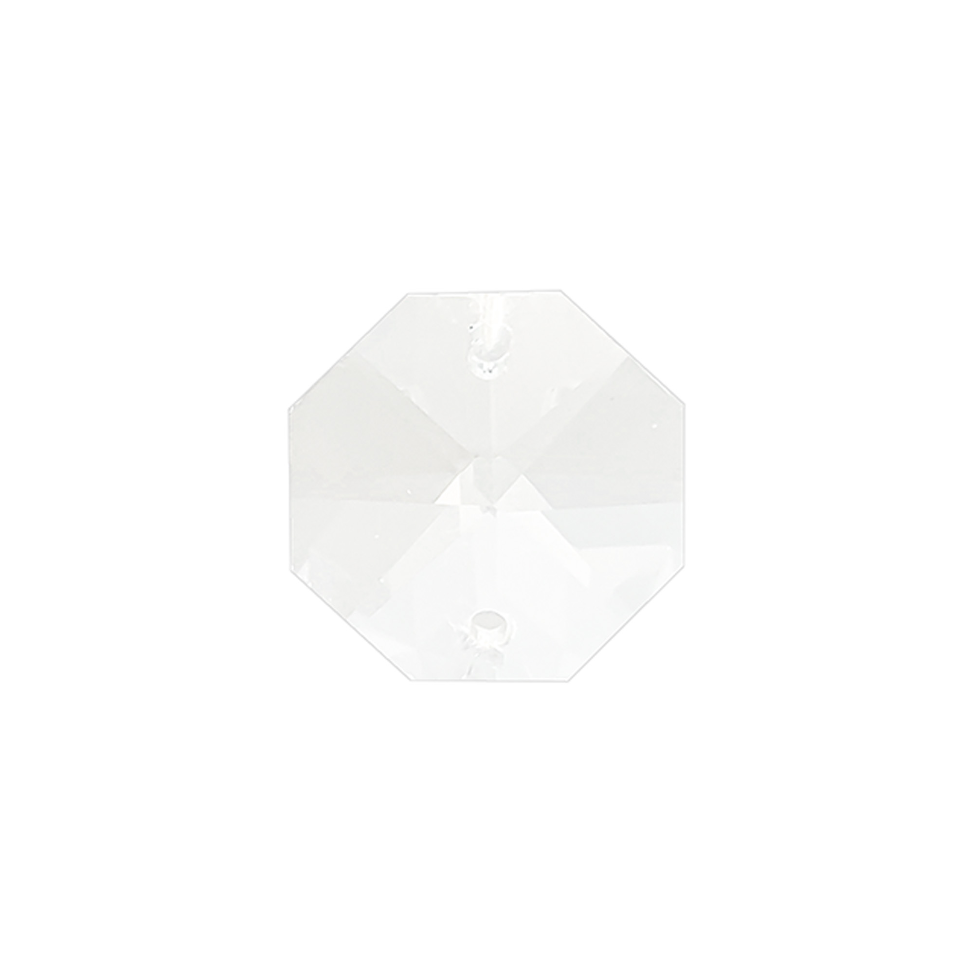 C50020  Crystal Octagon Without Ring 20mm